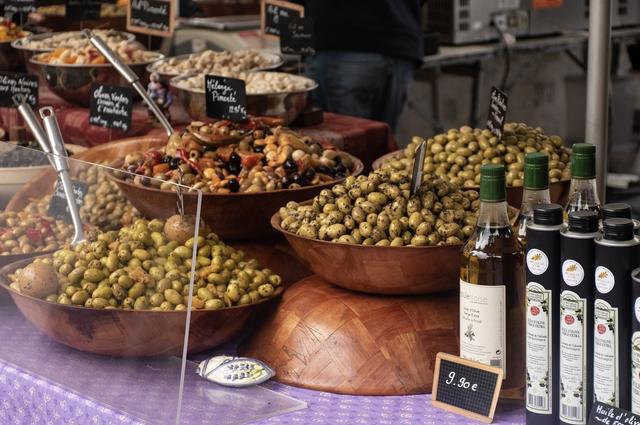 Продукты оливки рынок Рим