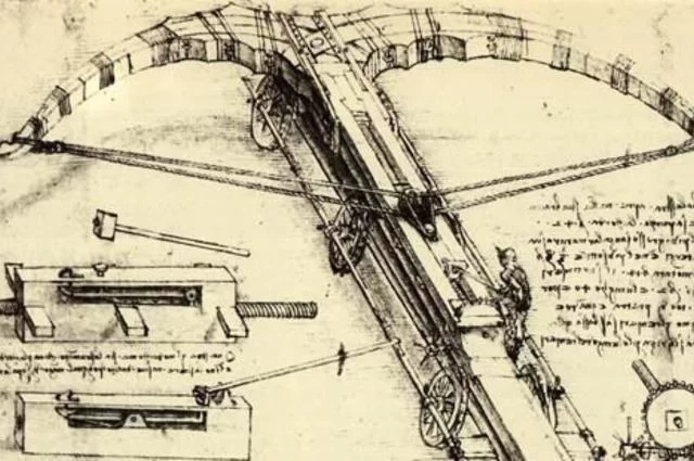 Арбалет да Винчи из музея науки и техники