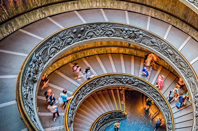 Ватикан лестница