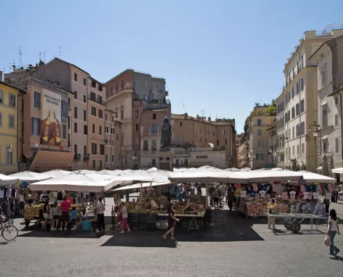 Продуктовый рынок Кампо де Фьори (Campo de’ Fiori)