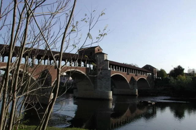 Мост через реку Тичино Павия