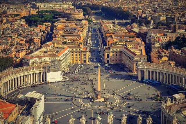 Ватикан Рим площадь Святого Петра