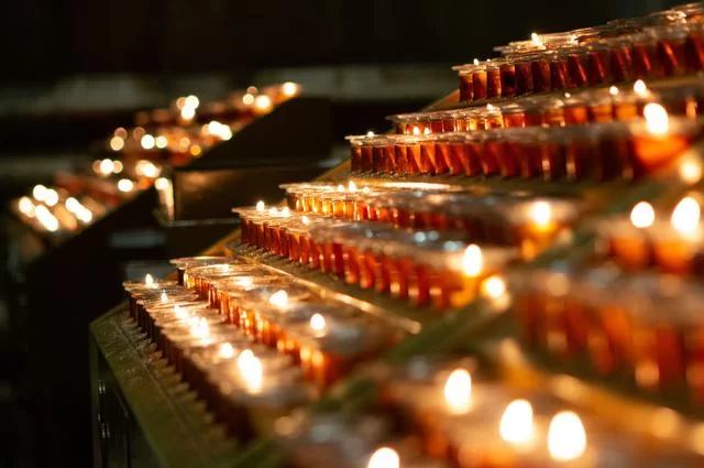 Свечи в Миланском соборе