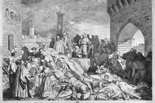 "Чума во Флоренции в 1348" Джованни Бокаччо