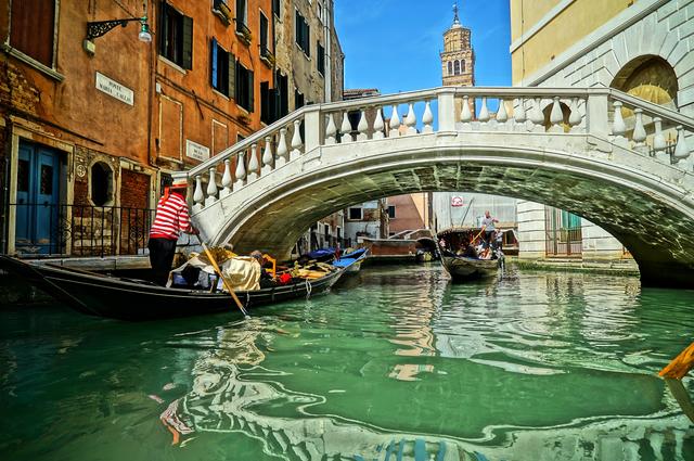 Венеция гондола мост