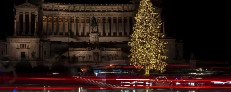 Рождественская елка в Риме