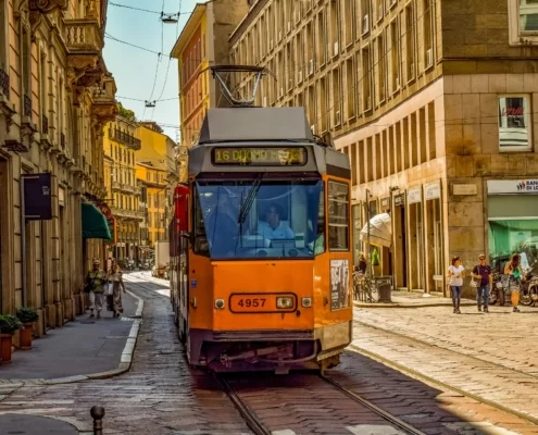 Милан транспорт трамвай