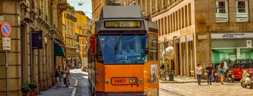 Милан транспорт трамвай