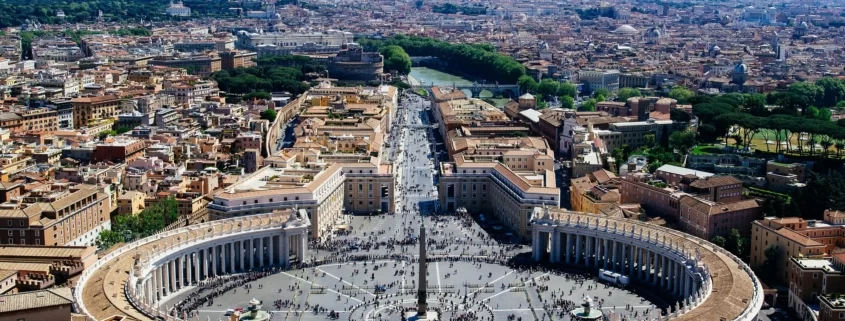 Смотровая площадка Собора Святого Петра храмы Рима